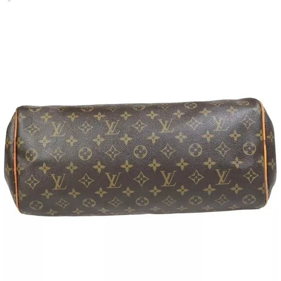 LOUIS VUITTON Montorgueil GM Shoulder Bag Monogram Leather Brown